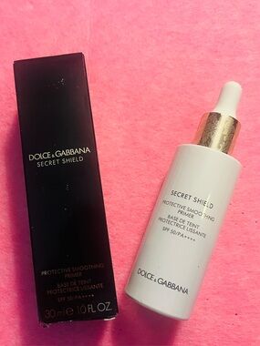 Dolce & Gabbana White Primer Bottle with Gold Dropper